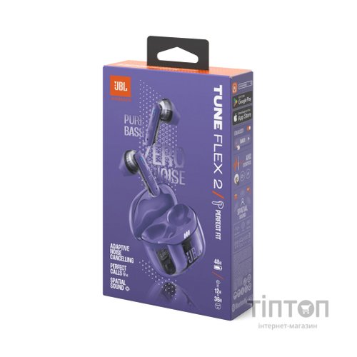 Навушники JBL Tune Flex 2 Ghost Purple (JBLTFLEX2GMAE)