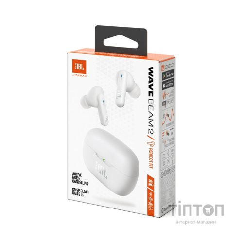 Навушники JBL Wave Beam 2 White (JBLWBEAM2WHT)