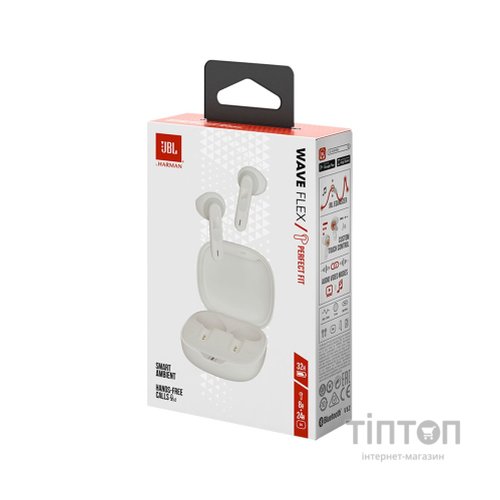 Навушники JBL Wave Flex TWS White (JBLWFLEXWHT)