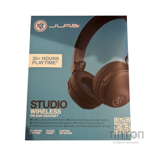Навушники Jlab Studio Wireless Black (IEUHBASTUDIORBLK4)