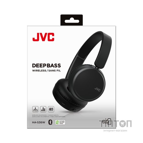 Навушники JVC HA-S36W Black (HA-S36W-B-U)