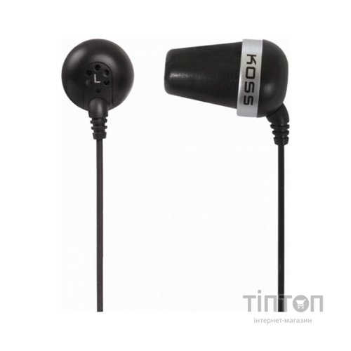Навушники Koss The Plug Black (196635.101)