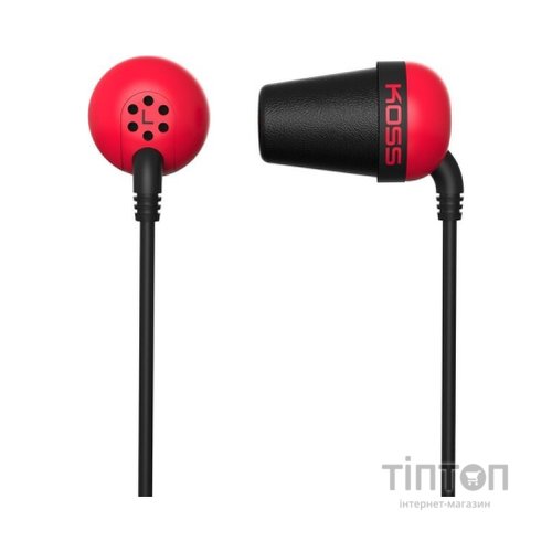Навушники Koss The Plug Noise Isolating Red (196768.101)