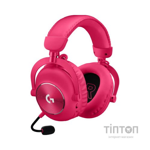 Навушники Logitech G Pro X 2 Lightspeed Wireless Magenta (981-001275)