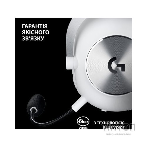 Навушники Logitech G Pro X 2 Lightspeed Wireless White (981-001269)