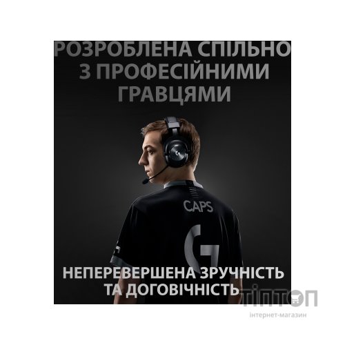 Навушники Logitech G PRO X Wireless Lightspeed Black (981-000907)