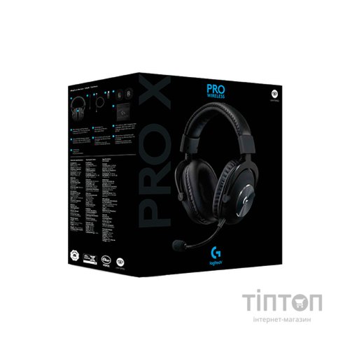 Навушники Logitech G PRO X Wireless Lightspeed Black (981-000907)