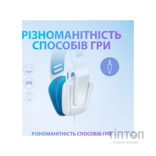 Навушники Logitech G335 Wired Gaming White (981-001018)