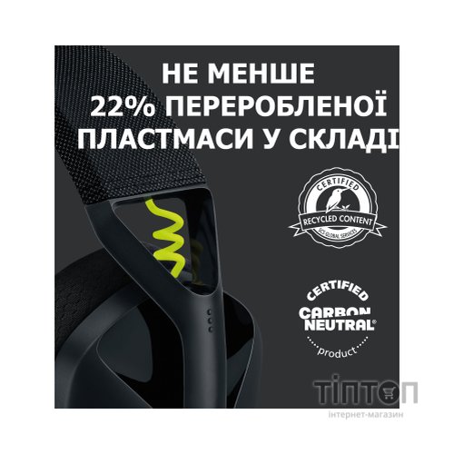 Навушники Logitech G435 Lightspeed Wireless Gaming Headset Black (981-001050)