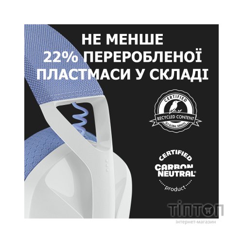 Навушники Logitech G435 Lightspeed Wireless Gaming Headset White (981-001074)