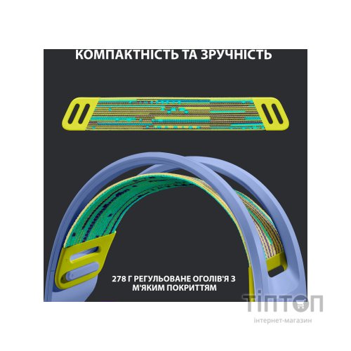 Навушники Logitech G733 Lightspeed Wireless RGB Gaming Headset Lilac (981-000890)