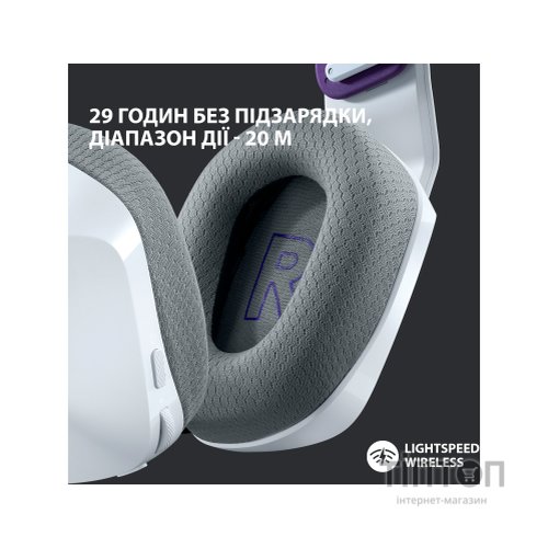 Навушники Logitech G733 Lightspeed Wireless RGB Gaming Headset White (981-000883)