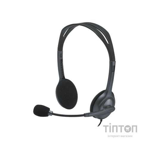 Навушники Logitech H110 Headset Stereo сірий