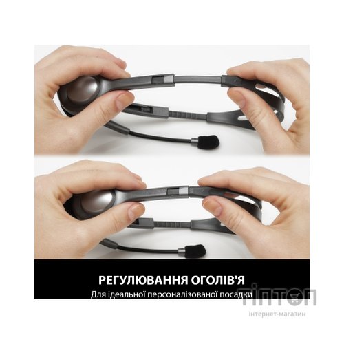 Навушники Logitech H110 Headset Stereo сірий