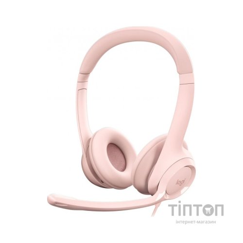 Навушники Logitech H390 USB Rose (981-001281)