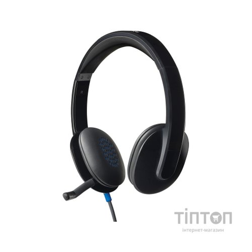 Навушники Logitech H540 USB чорний