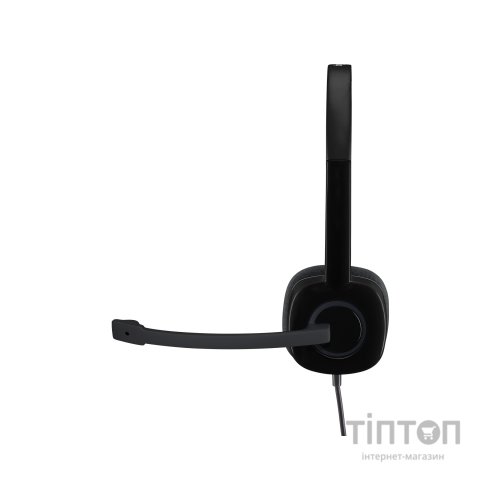 Навушники Logitech Stereo Headset H151 чорний