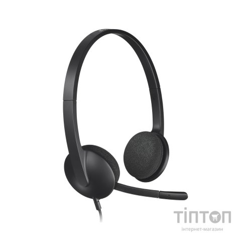 Навушники Logitech USB Headset H340 чорний