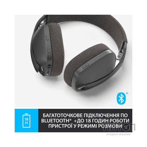 Навушники Logitech Zone Vibe 100 Wireless Graphite (981-001213)