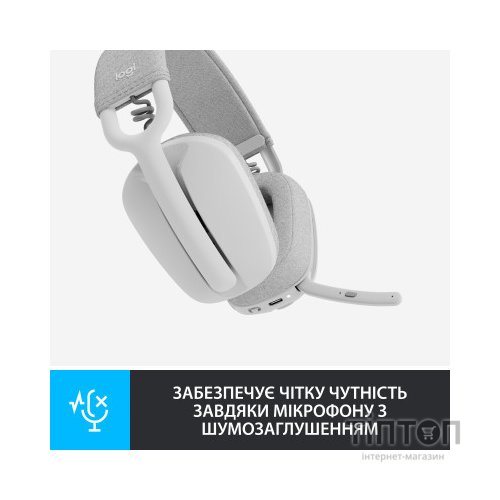 Навушники Logitech Zone Vibe 100 Wireless Off-White (981-001219)