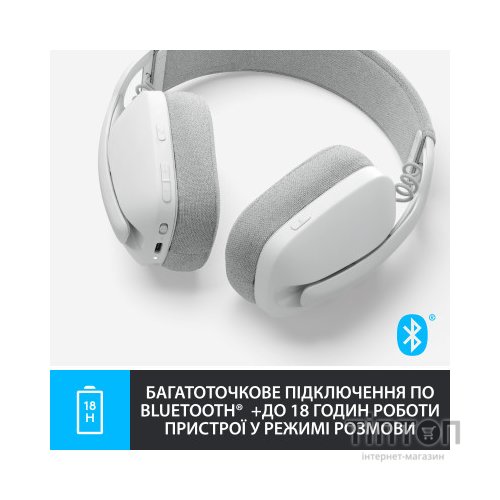 Навушники Logitech Zone Vibe 100 Wireless Off-White (981-001219)