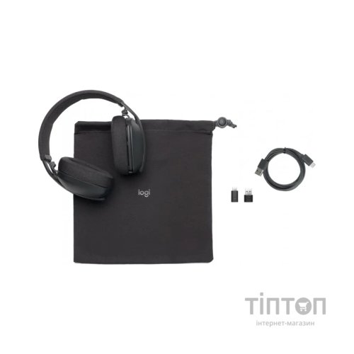 Навушники Logitech Zone Vibe for Business Wireless MS Graphite (981-001157)