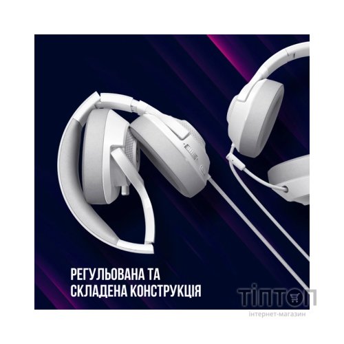 Навушники Lorgar Noah 101 Gaming 3.5 мм White (LRG-GHS101W)