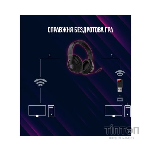 Навушники Lorgar Noah 701 Black (LRG-GHS701)