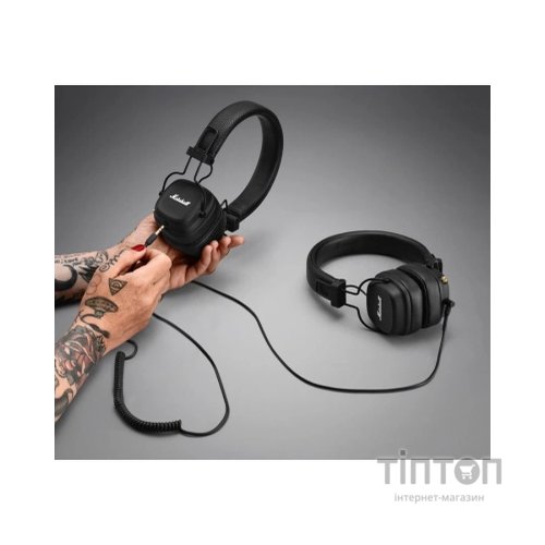 Навушники Marshall Major IV Black (1005773)