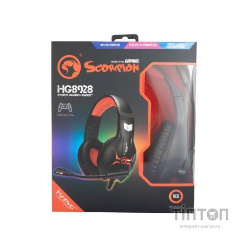 Навушники Marvo HG8928 Black-Red (HG8928)