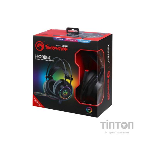 Навушники Marvo HG9062 Multi-LED 7.1 Black (HG9062)