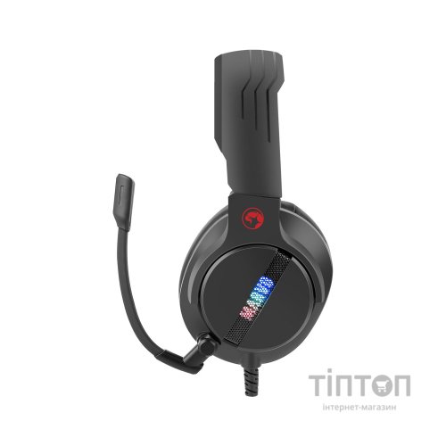 Навушники Marvo RGB-LED Black (HG9065)
