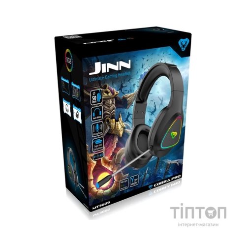 Навушники Media-Tech Cobra Pro Jinn RGB Black (MT3605)