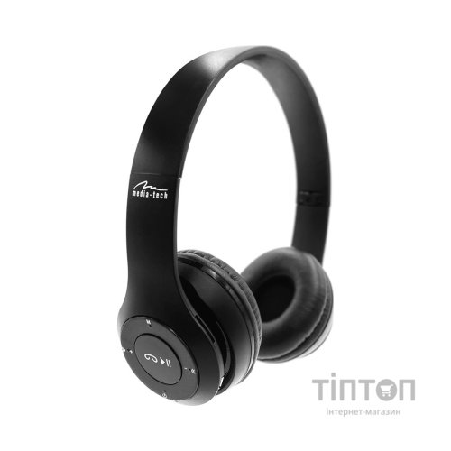 Навушники Media-Tech Epsilion Bluetooth Black (MT3591)