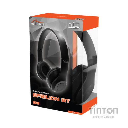 Навушники Media-Tech Epsilion Bluetooth Black (MT3591)