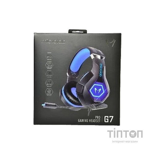 Навушники Microlab G7BB Black-Blue (G7BB)