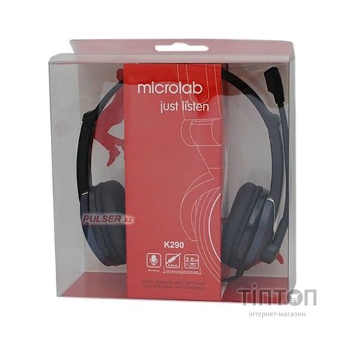 Навушники Microlab K290B Black (K290B)