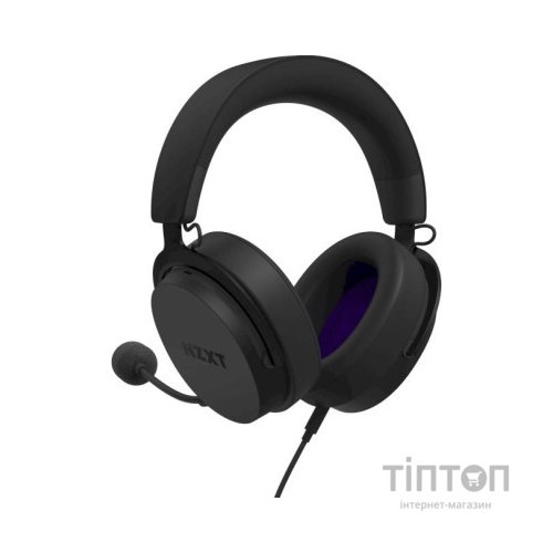 Навушники NZXT Wired Closed Back Headset 40mm Black V2 (AP-WCB40-B2)