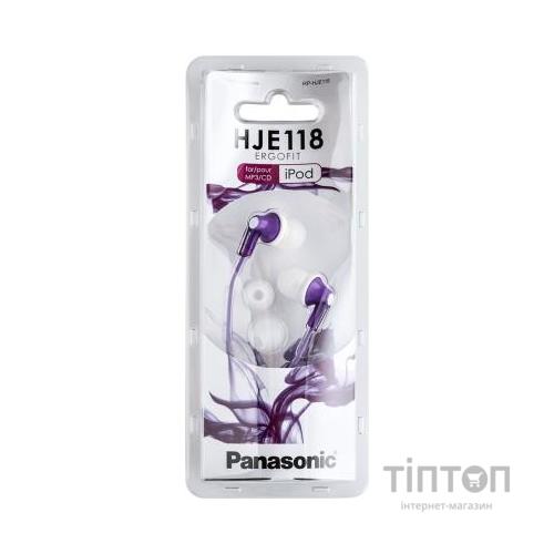 Навушники Panasonic RP-HJE118GU фіолетовий