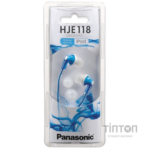 Навушники Panasonic RP-HJE118GU голубий