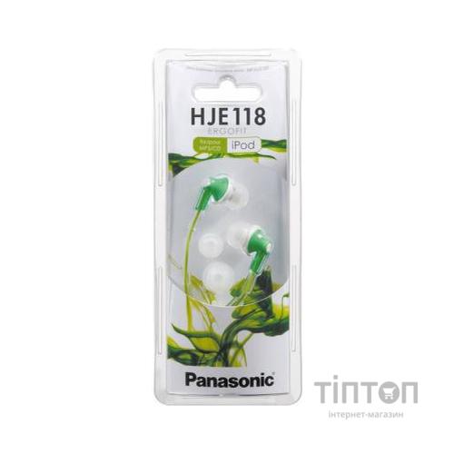 Навушники Panasonic RP-HJE118GU зелений