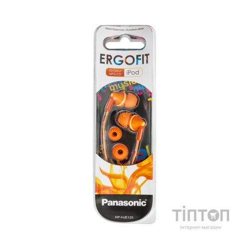 Навушники Panasonic RP-HJE125E-D оранжевий