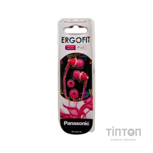 Навушники Panasonic RP-HJE125E-P рожевий