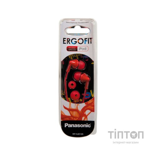 Навушники Panasonic RP-HJE125E-R червоний