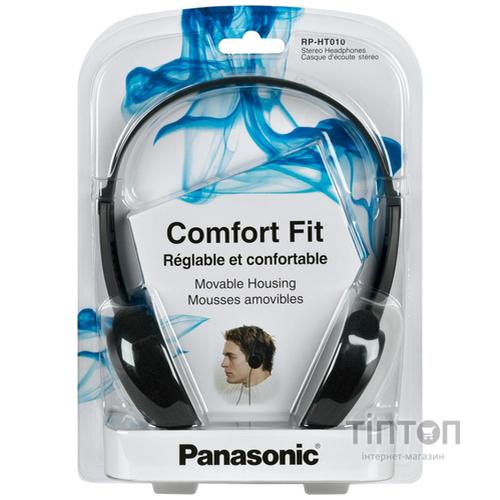 Навушники Panasonic RP-HT010GU-H чорний/сірий