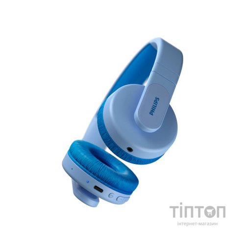 Навушники Philips Kids TAK4206 On-ear Colored light panels Wireless Blue (TAK4206BL/00)