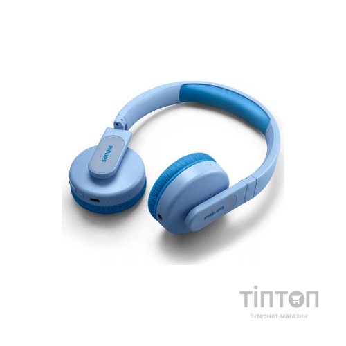 Навушники Philips Kids TAK4206 On-ear Colored light panels Wireless Blue (TAK4206BL/00)