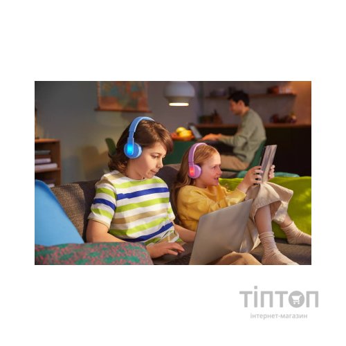 Навушники Philips Kids TAK4206 On-ear Colored light panels Wireless Pink (TAK4206PK/00)