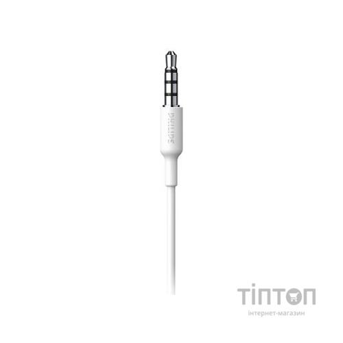 Навушники Philips TAA1105WT In-ear Mic White (TAA1105WT/00)