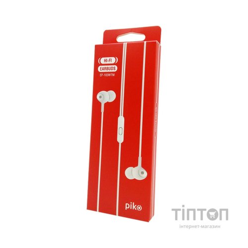 Навушники Piko EP-103WTM White (1283126477812)